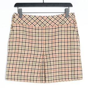 Ann Taylor Plaid Mini Skirt